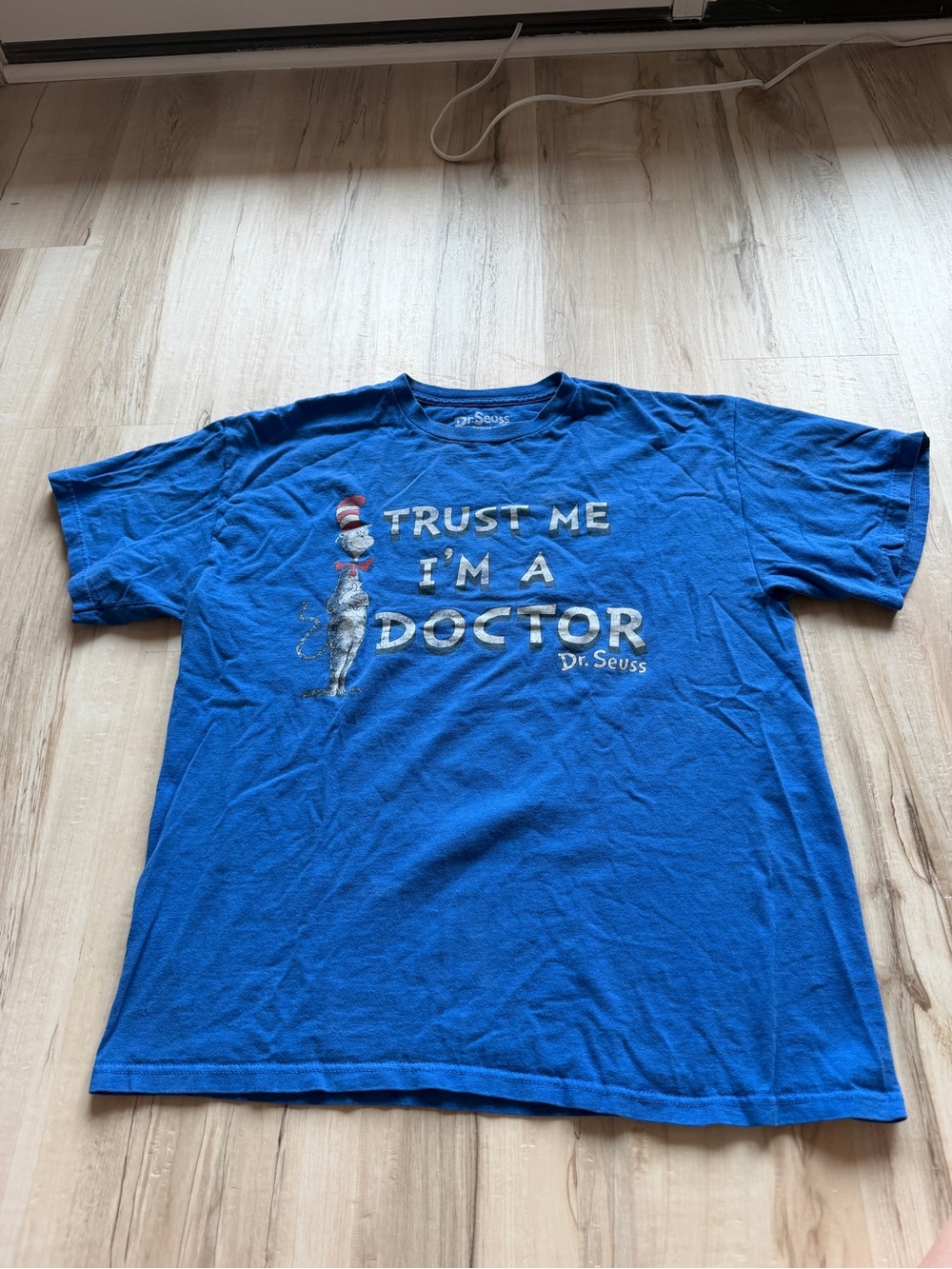 Hybrid & company Dr. Seuss Royal Blue Graphic Tee